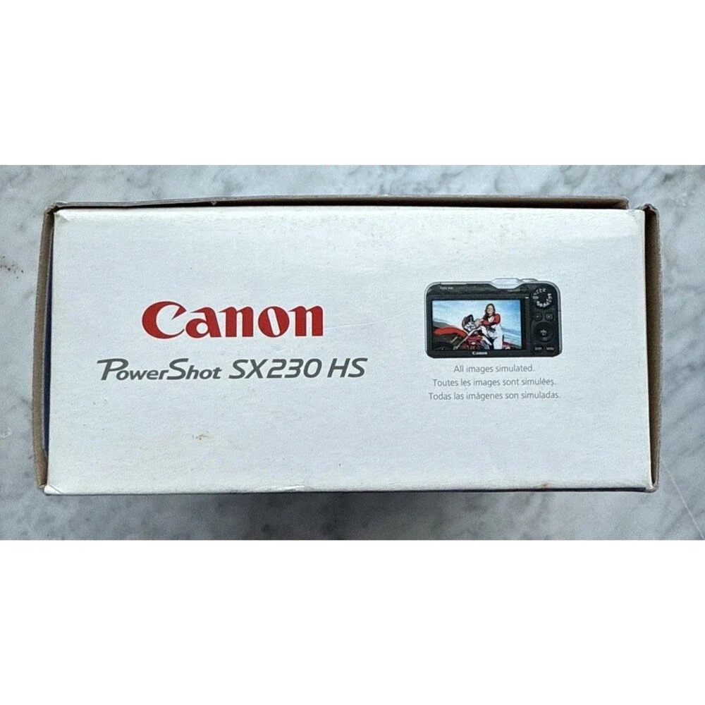 NEW Canon PowerShot SX230 HS 12.1 Digital Camera Open Box
